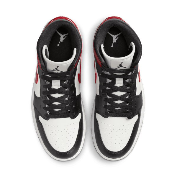 Jordan - Women - Air Jordan 1 Mid - Sail/Gym Red