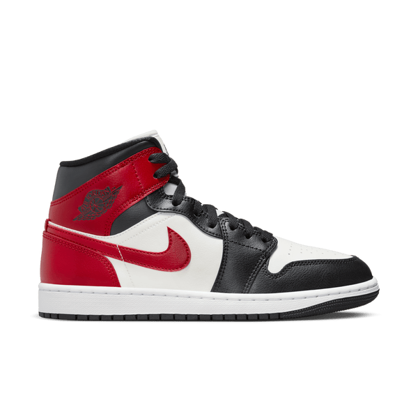 Jordan - Women - Air Jordan 1 Mid - Sail/Gym Red