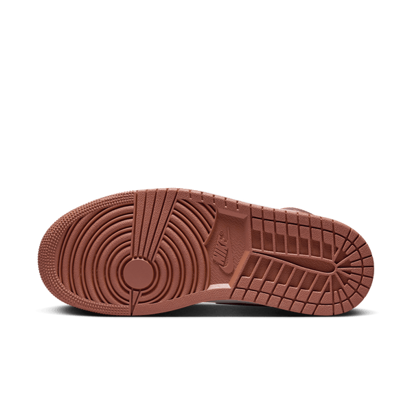 Jordan - Women - Air Jordan 1 Mid - Dusty Peach/Night Maroon
