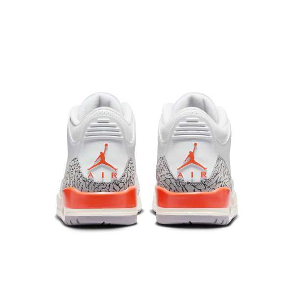 Jordan - Women - Retro 3 - White/Cosmic Clay/Cement Grey