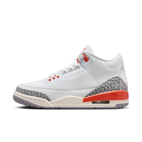 Jordan - Women - Retro 3 - White/Cosmic Clay/Cement Grey - Release