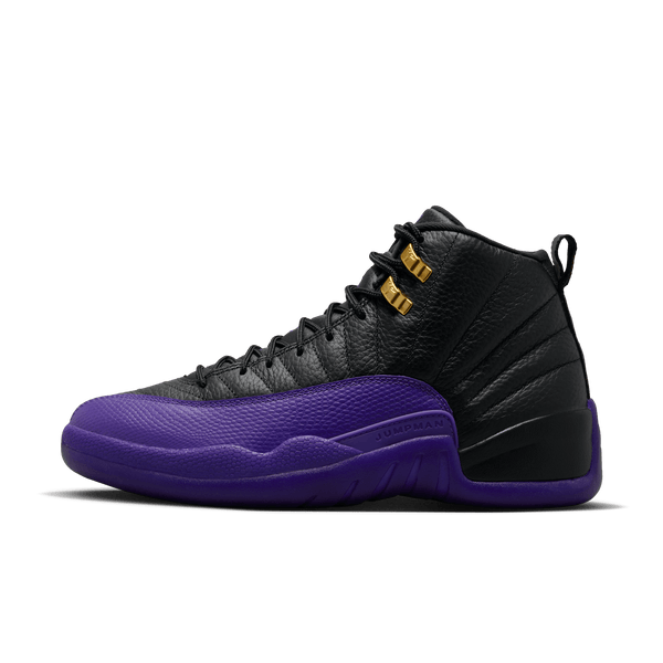 Jordan - Men - Air Jordan 12 Retro - Black/Purple/Metallic Gold