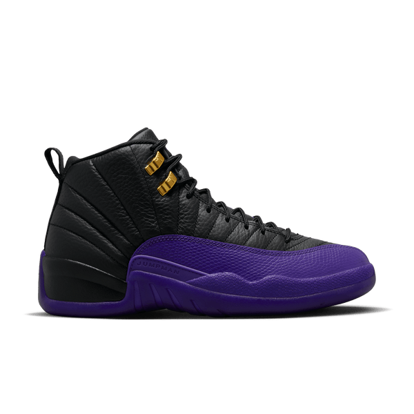 Jordan - Men - Air Jordan 12 Retro - Black/Purple/Metallic Gold