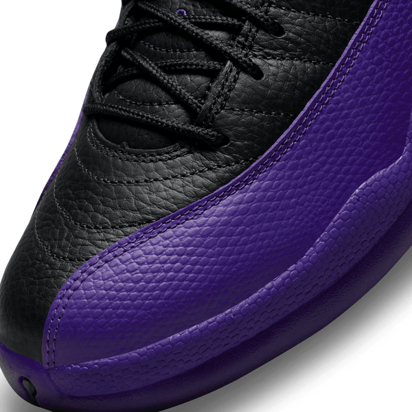 Jordan - Men - Air Jordan 12 Retro - Black/Purple/Metallic Gold