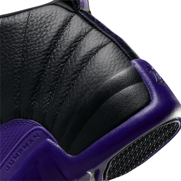 Jordan - Men - Air Jordan 12 Retro - Black/Purple/Metallic Gold