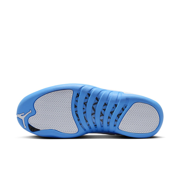 Jordan - Men - Air Retro12 - White/University Blue/Metallic Silver