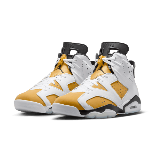Jordan - Men - Retro 6 - White/Yellow Ochre/Black
