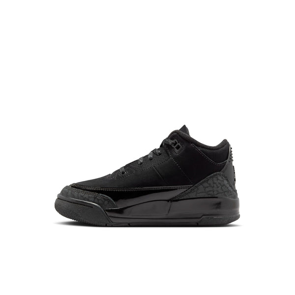 Jordan - Boy - PS Jordan 3 Retro - Black/Dark Charcoal/White