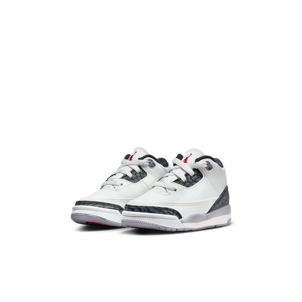 Jordan - Boy - TD Jordan 3 Retro - Summit White/Fire Red/Cement Grey/Black