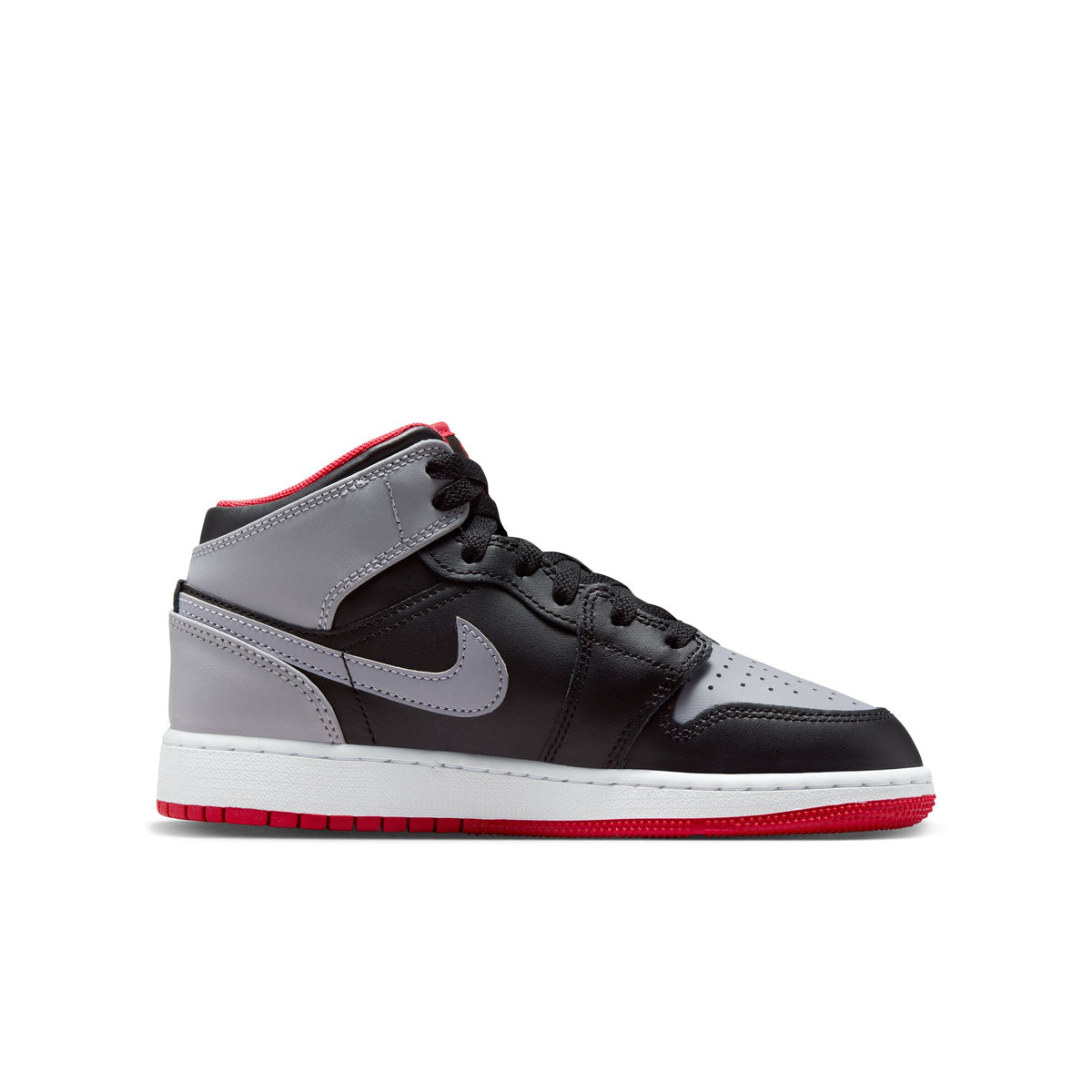 Air jordan 1 mid black cool grey gym red online