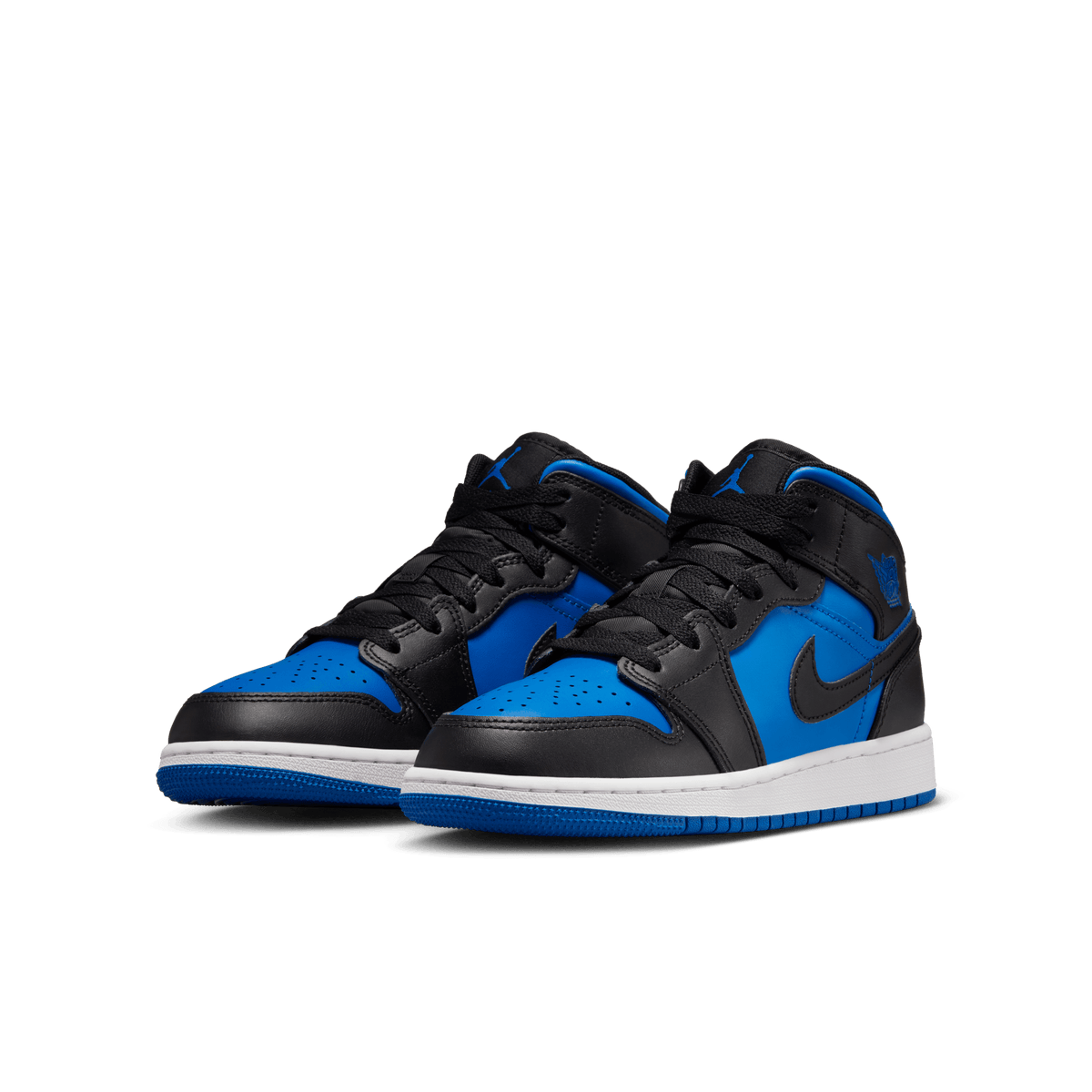 Nike Air Jordan 1 Mid (GS) Hyper Royal Blue Black on sale Size 6Y