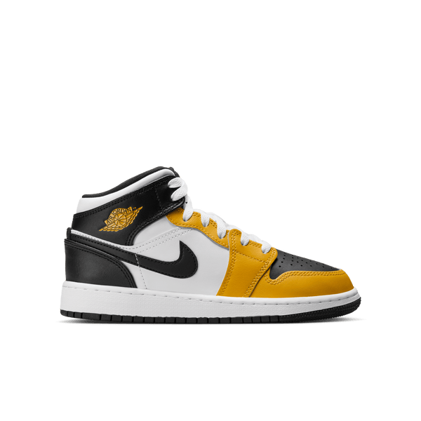 Jordan - Boy - GS Air Jordan 1 Mid - Yellow Ochre/Black