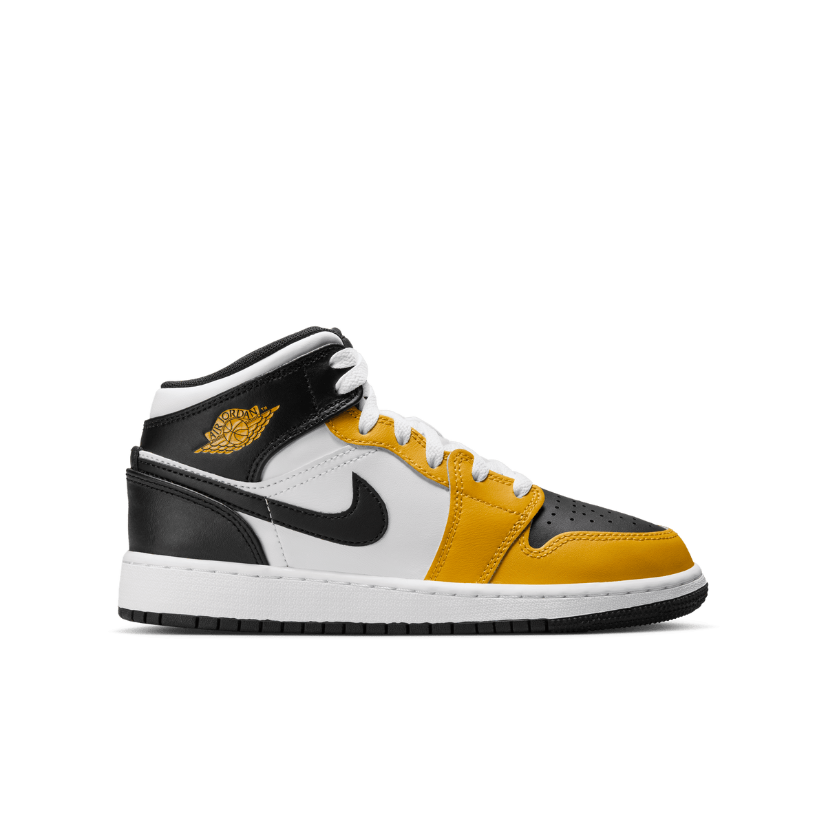 Black and yellow outlet jordans boys