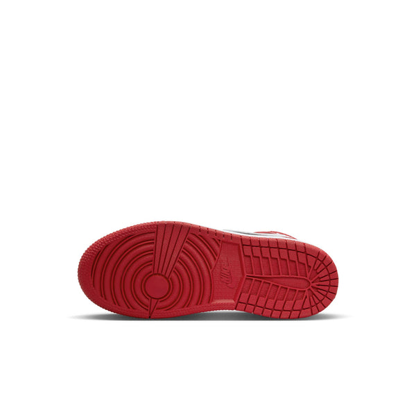 Jordan - Boy - PS Air Jordan 1 Mid - Black/White/Gym Red