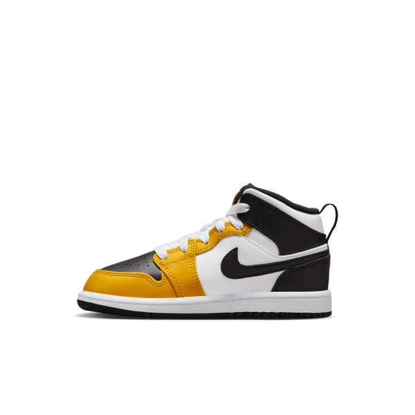 Jordan - Boy - PS Air Jordan 1 Mid - Yellow Ochre/Black