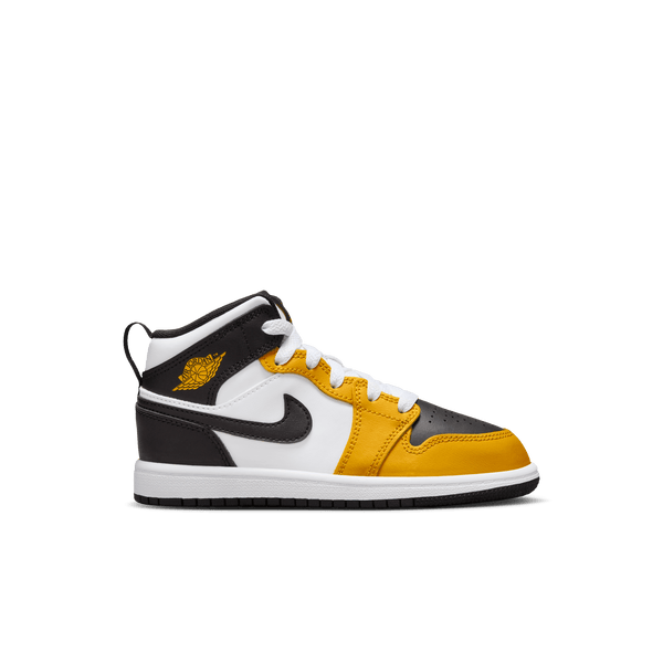 Jordan - Boy - PS Air Jordan 1 Mid - Yellow Ochre/Black