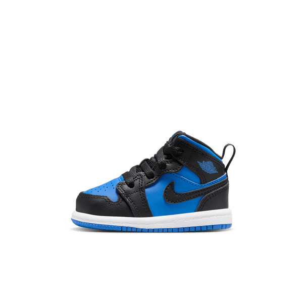 Jordan - Boy - TD Jordan 1 Mid - Black/Royal Blue/White