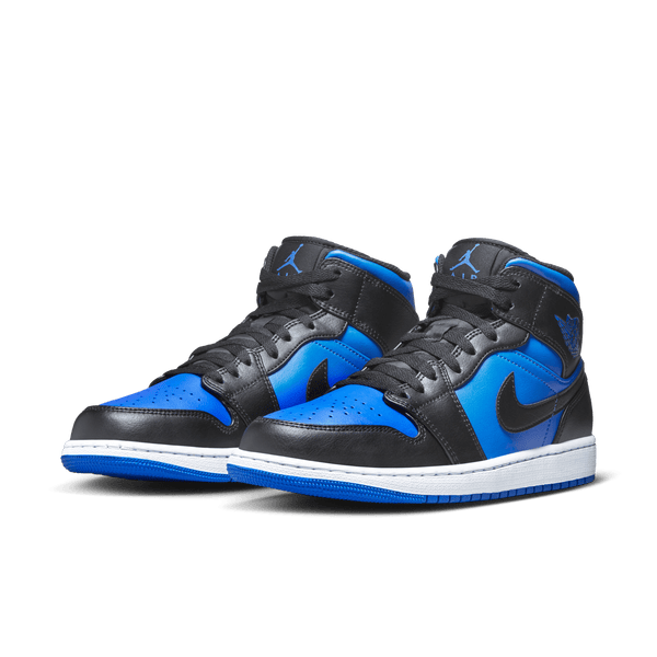 Jordan - Men - Air Jordan 1 Mid - Black/Royal Blue/White