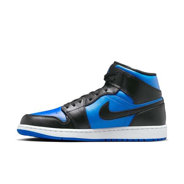 Jordan - Men - Air Jordan 1 Mid - Black/Royal Blue/White