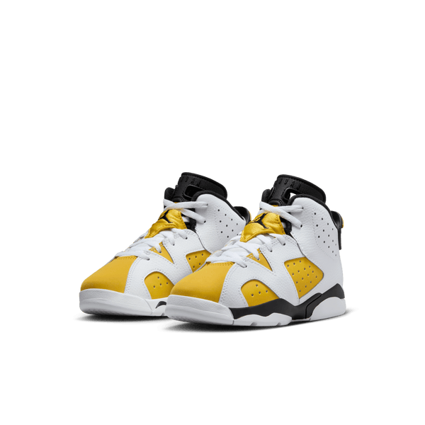 Jordan - Boy - PS Retro 6 - White/Yellow Ochre/Black