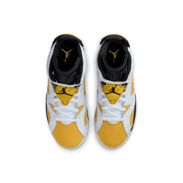 Jordan - Boy - PS Retro 6 - White/Yellow Ochre/Black