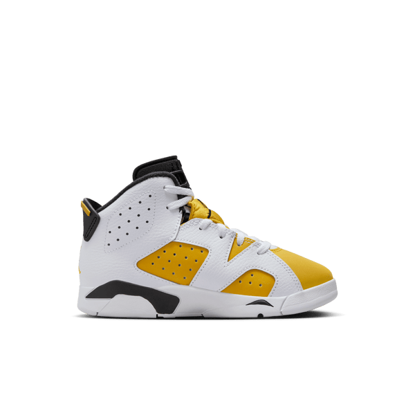 Jordan - Boy - PS Retro 6 - White/Yellow Ochre/Black