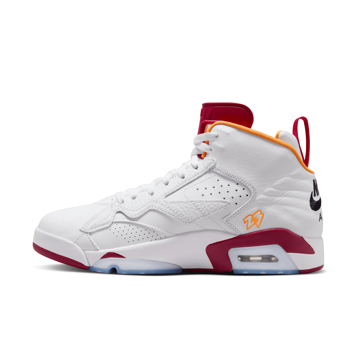 Nike Air Jordan Rose Gold Jordan Men Jumpman 3-Peat White/Cardinal