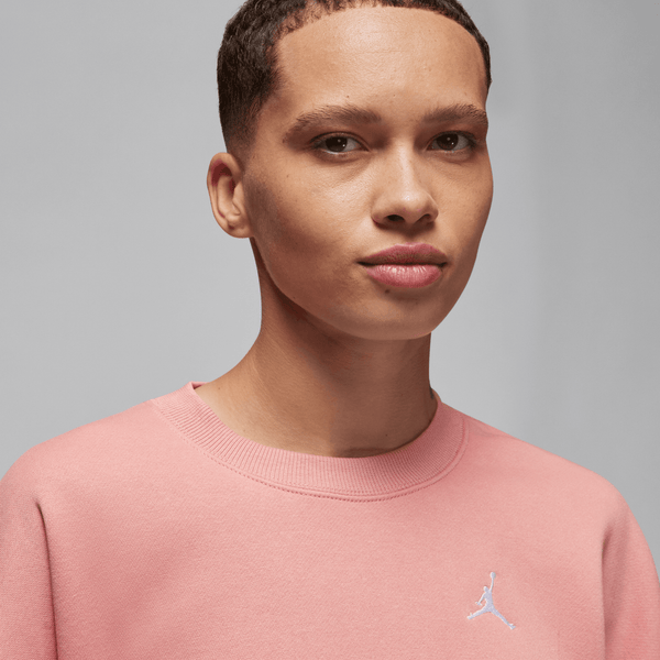 Jordan - Women - Brooklyn Fleece Crewneck - Red Stardust/Desert/White