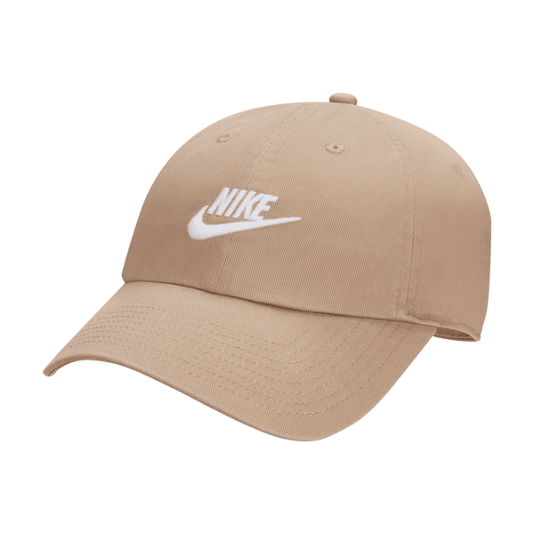Nike - Accessories - Swoosh Club Dad Hat - Khaki/White