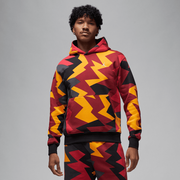 Jordan - Men - Flight MVP Fleece Pullover - Cardinal Red/Black/Sail