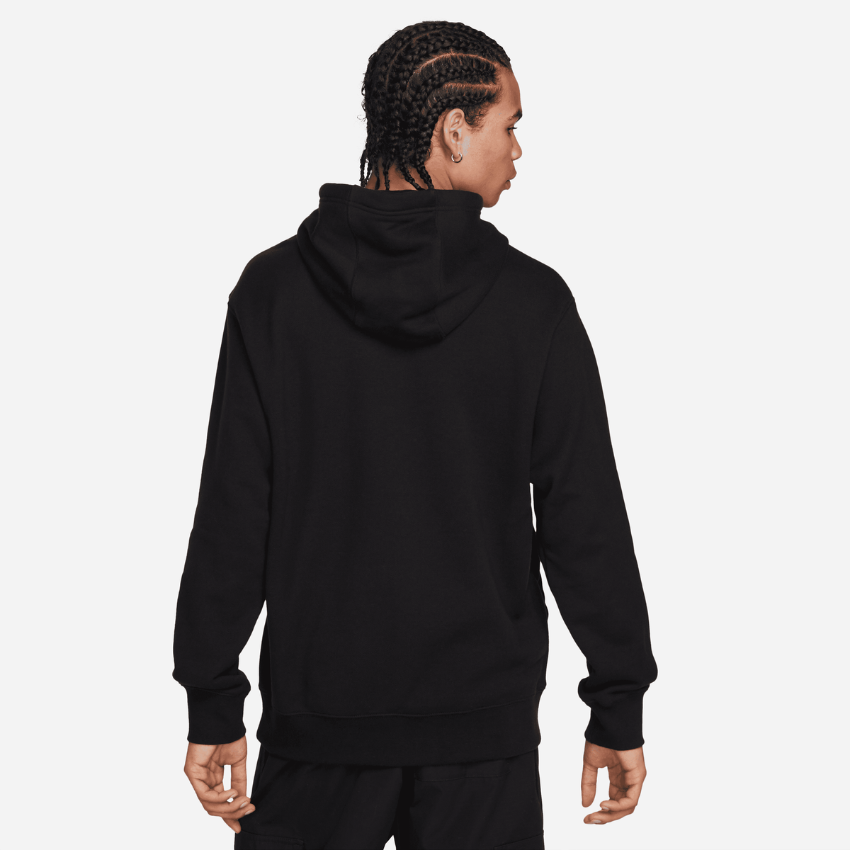 パーカー・フーディ Nike Swoosh Half Zip Fleece Hoodie Black White - Asia Nike Sportswear Big Swoosh Half Zip Hoodie (Asia Sizing