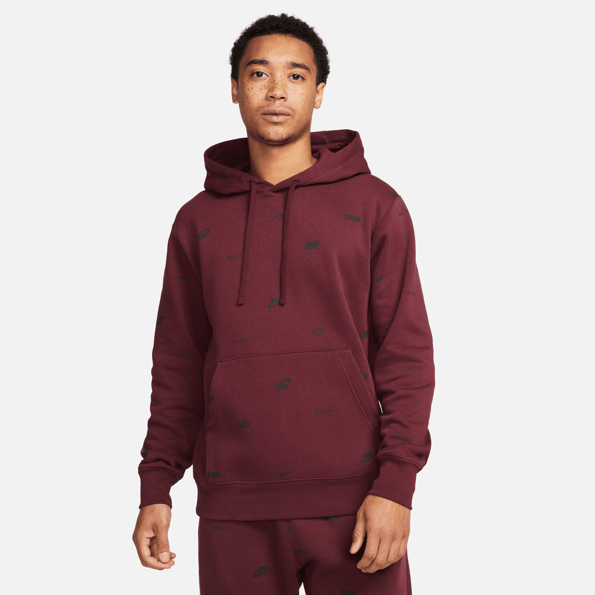 Nike sweater with nike logo all over hotsell
