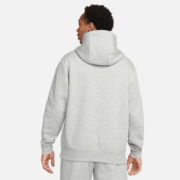 Nike - Men - Embroidered Logo Pullover Hoodie - Grey/Multi-Color