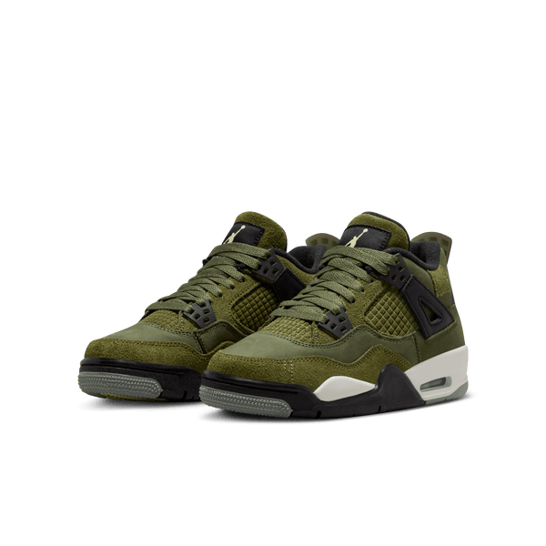 Jordan - Boy - GS Retro 4 SE Craft - Olive/Vanilla/Khaki