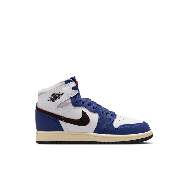 Jordan - Boy - PS Retro 1 High OG - White/Black/Grey/Royal Blue