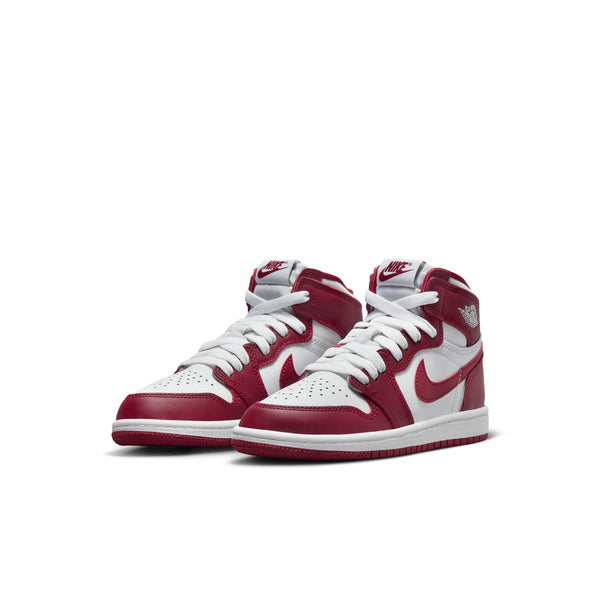 Jordan - Boy  - PS Retro 1 High OG - White/Team Red - Release