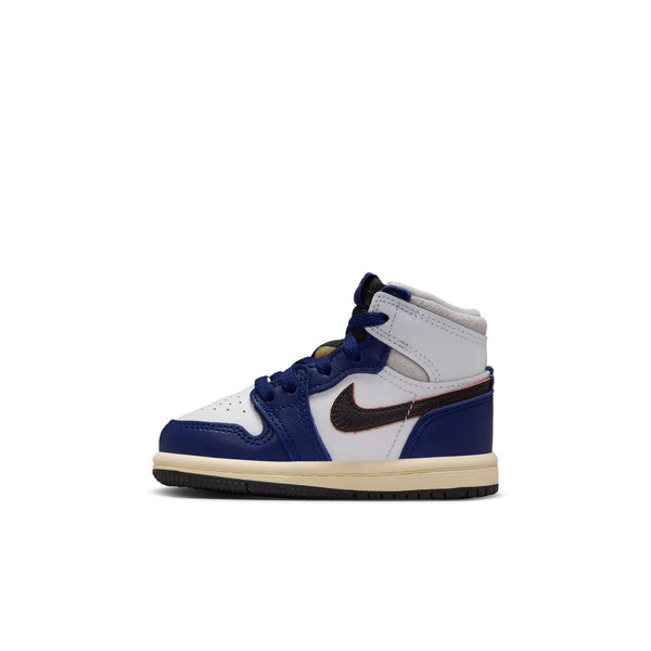 Jordan - Boy - TD Retro 1 High OG - White/Black/Grey/Royal Blue