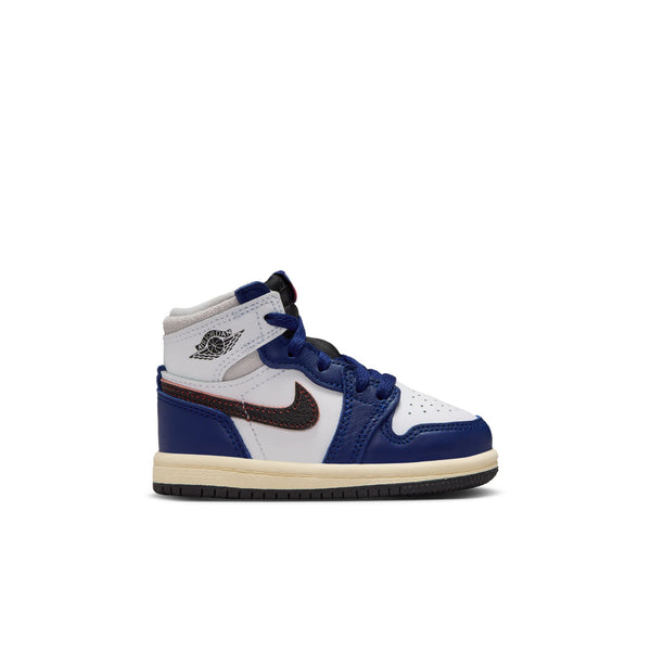 Jordan - Boy - TD Retro 1 High OG - White/Black/Grey/Royal Blue