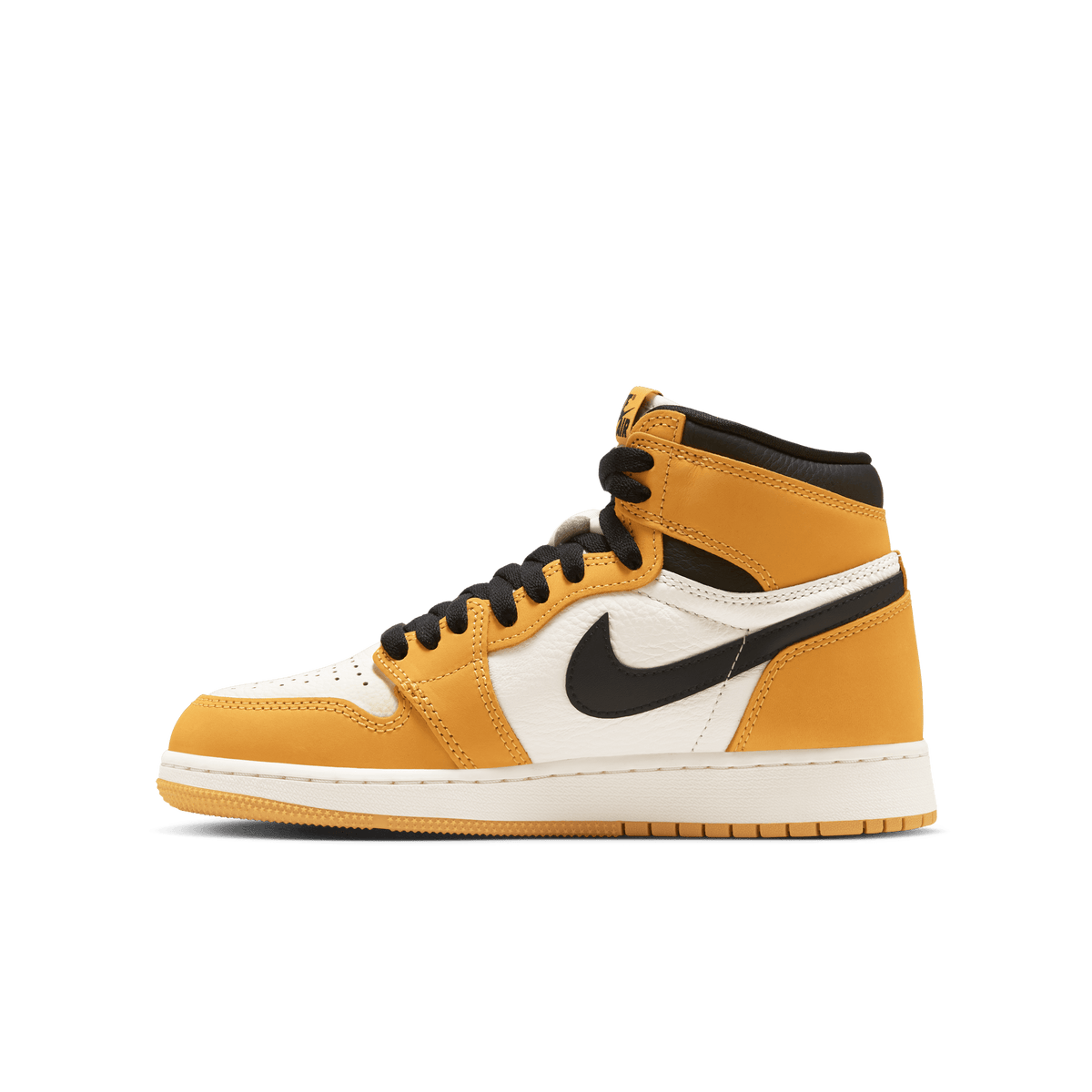 Jordan - Boy - GS Air Jordan 1 High OG - Yellow Ochre/Black