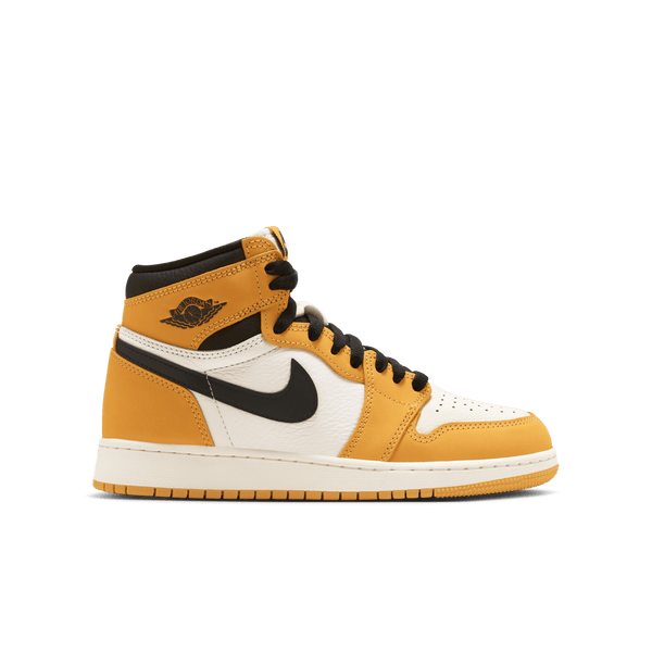 Jordan - Boy - GS Air Jordan 1 High OG - Yellow Ochre/Black