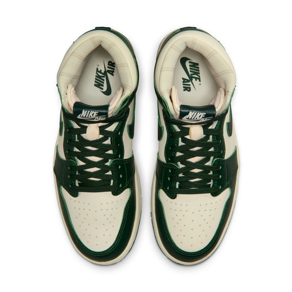 Jordan - Women- Retro 1 High OG - Pale Ivory/Pro Green/Fir/Coconut Milk