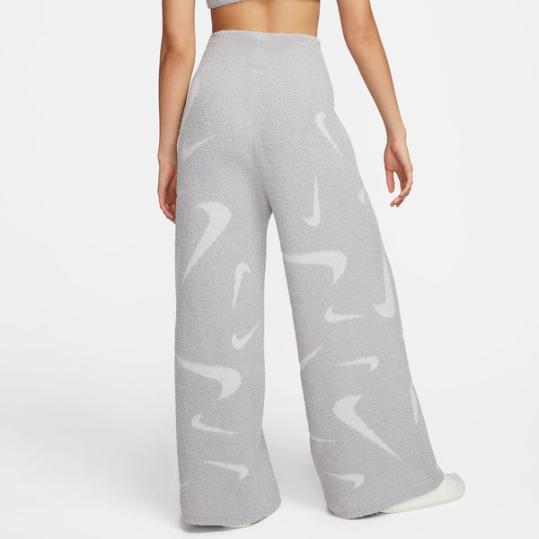 Nike - Women - Cozy Logo Printed Knit Sweatpant - Smoke Grey/Photon Dust