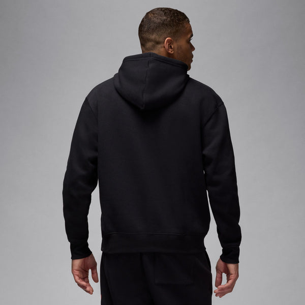Jordan - Men - Essentials Baseline Pullover Hoodie - Black/Gym Red