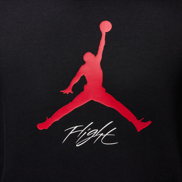 Jordan - Men - Essentials Baseline Pullover Hoodie - Black/Gym Red