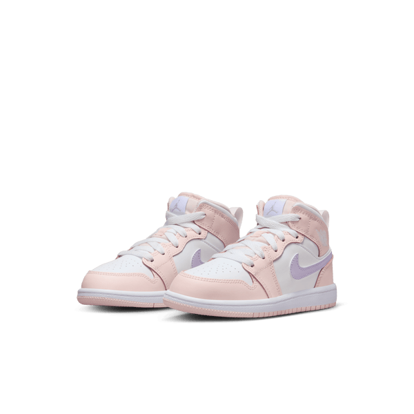 Jordan - Girl - PS Air Jordan 1 Mid - Pink Wash/Violet
