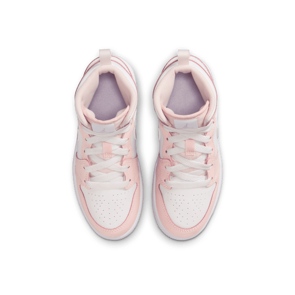 Jordan - Girl - PS Air Jordan 1 Mid - Pink Wash/Violet