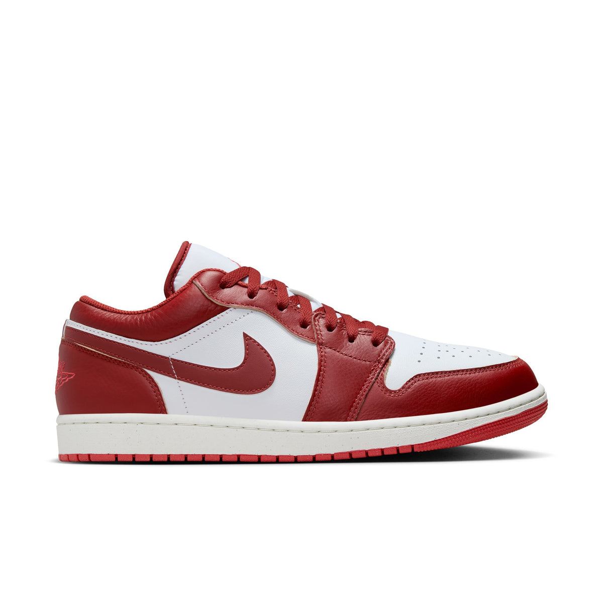 Jordan - Men - Air Jordan 1 Low SE - White/Lobster Red – Nohble