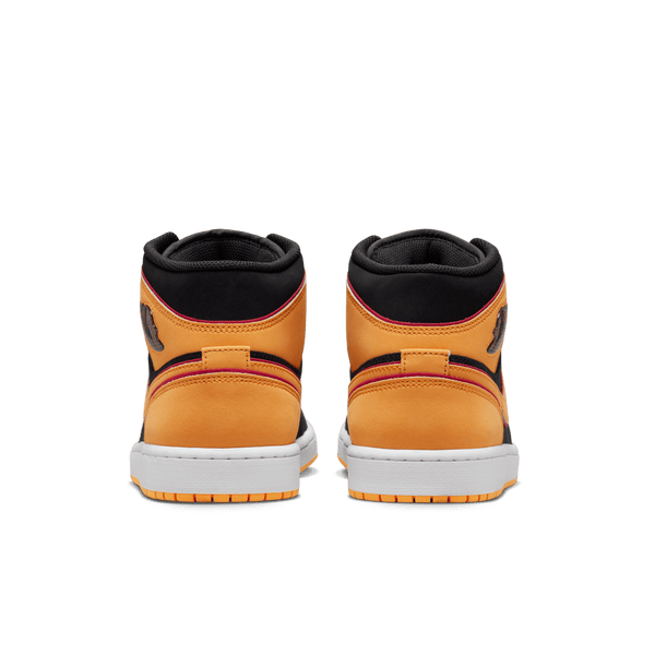 Jordan - Men - Air Jordan1 Mid SE - Black/Orange/White