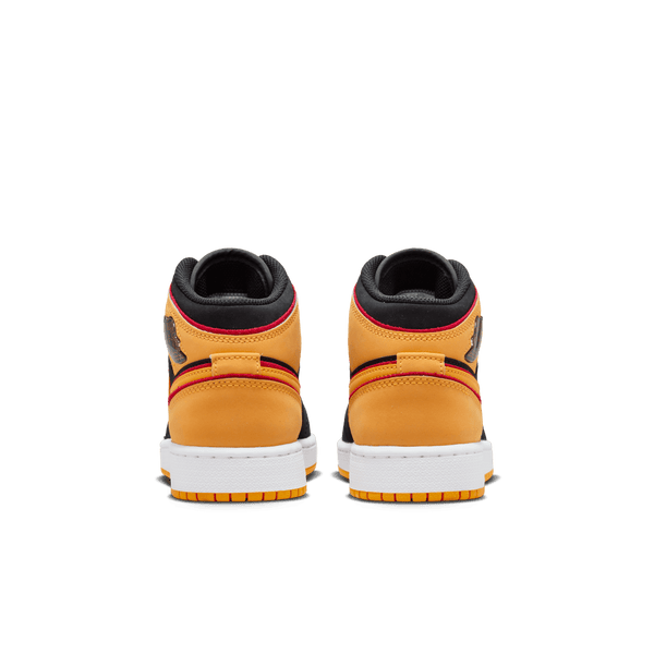 Jordan - Boy - GS Air Jordan 1 Mid SE - Black/Orange/White