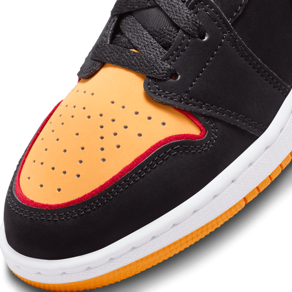 Jordan - Boy - GS Air Jordan 1 Mid SE - Black/Orange/White